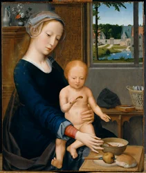 Madone à la soupe au lait